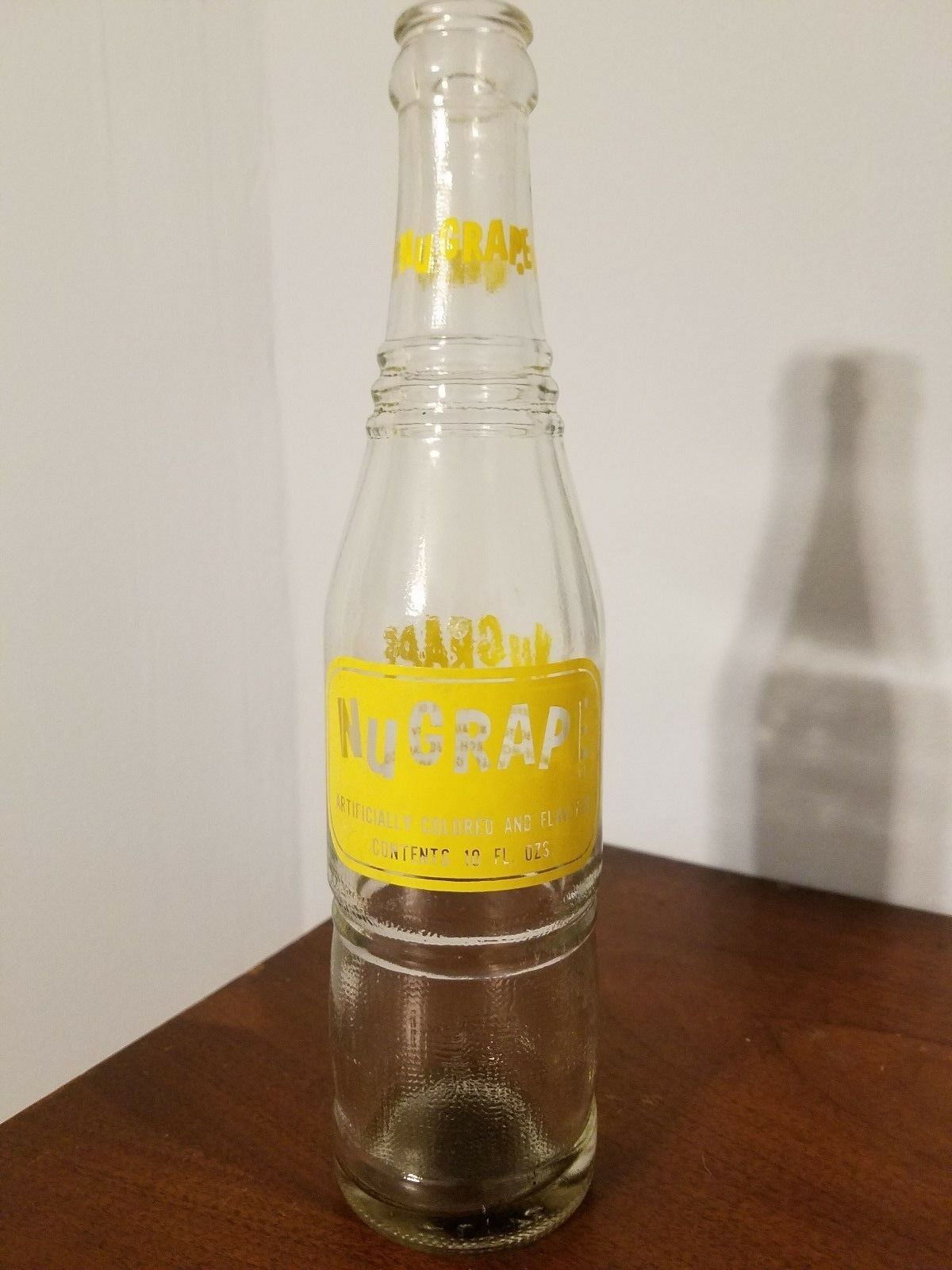 Vintage Nugrape Moxie Monarch Doraville, Georgia 10 Oz Glass Acl Soda Pop Bottle