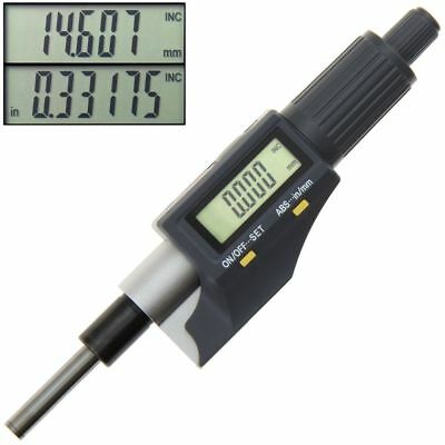 Digital Micrometer Head Electronic Lcd Display Inch Mm Metric 0-1"/0.00005''