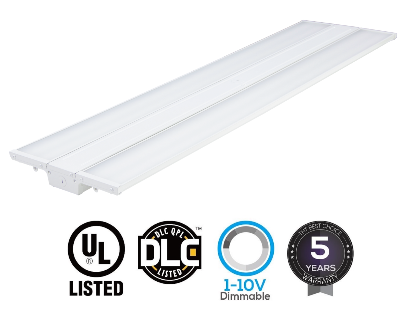 Led Linear High Bay Warehouse Light White Fixture Factory 250w-1500w Equivalent