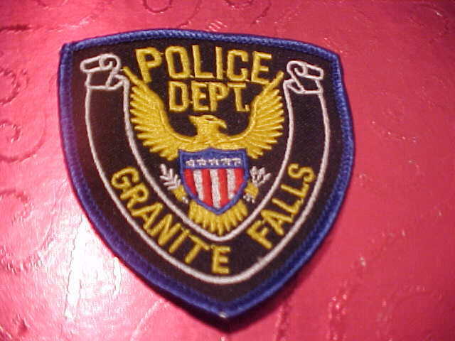 Granite Falls Washington Police Patch Cap Size Unused Type 1