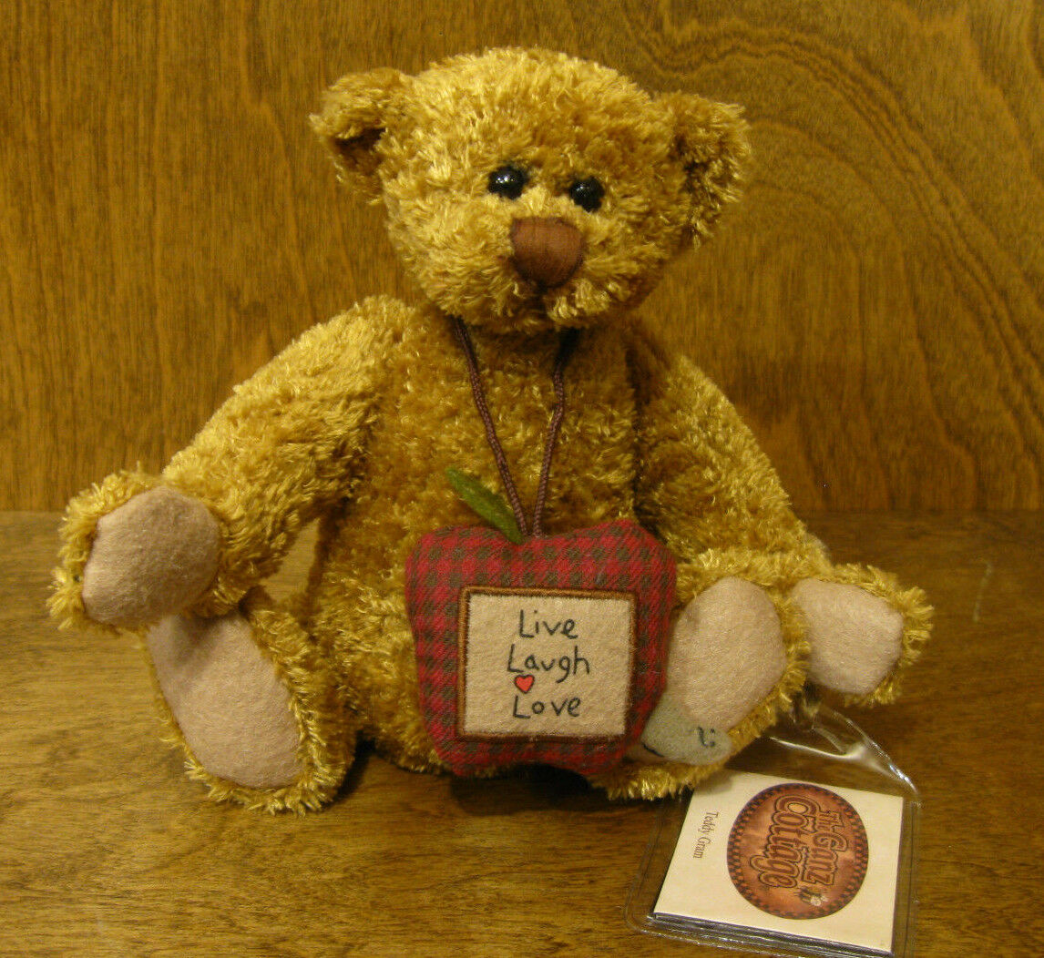 Ganz Cottage Teddygrams Cc11090 Live, Laugh, Love, New/tag From Our Retail Store