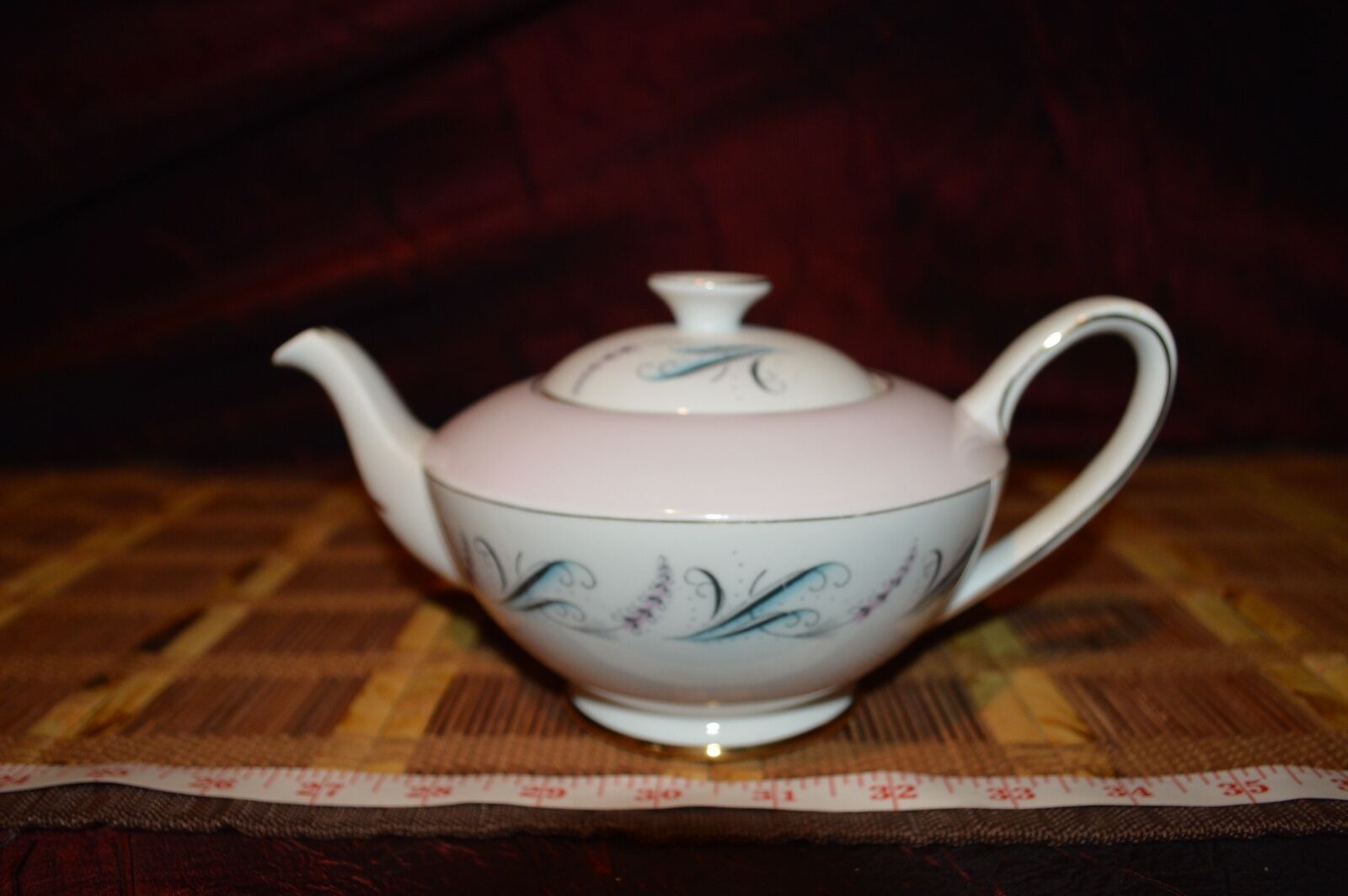 "melody" By Royal Standard China England Teapot 9"x4 1/2"