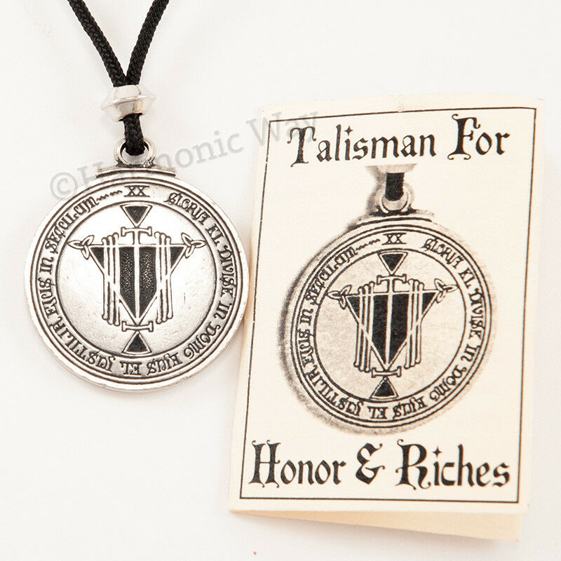 Riches Talisman Necklace Solomon Seal Of Magic Pendant Wealth Amulet Prosperity
