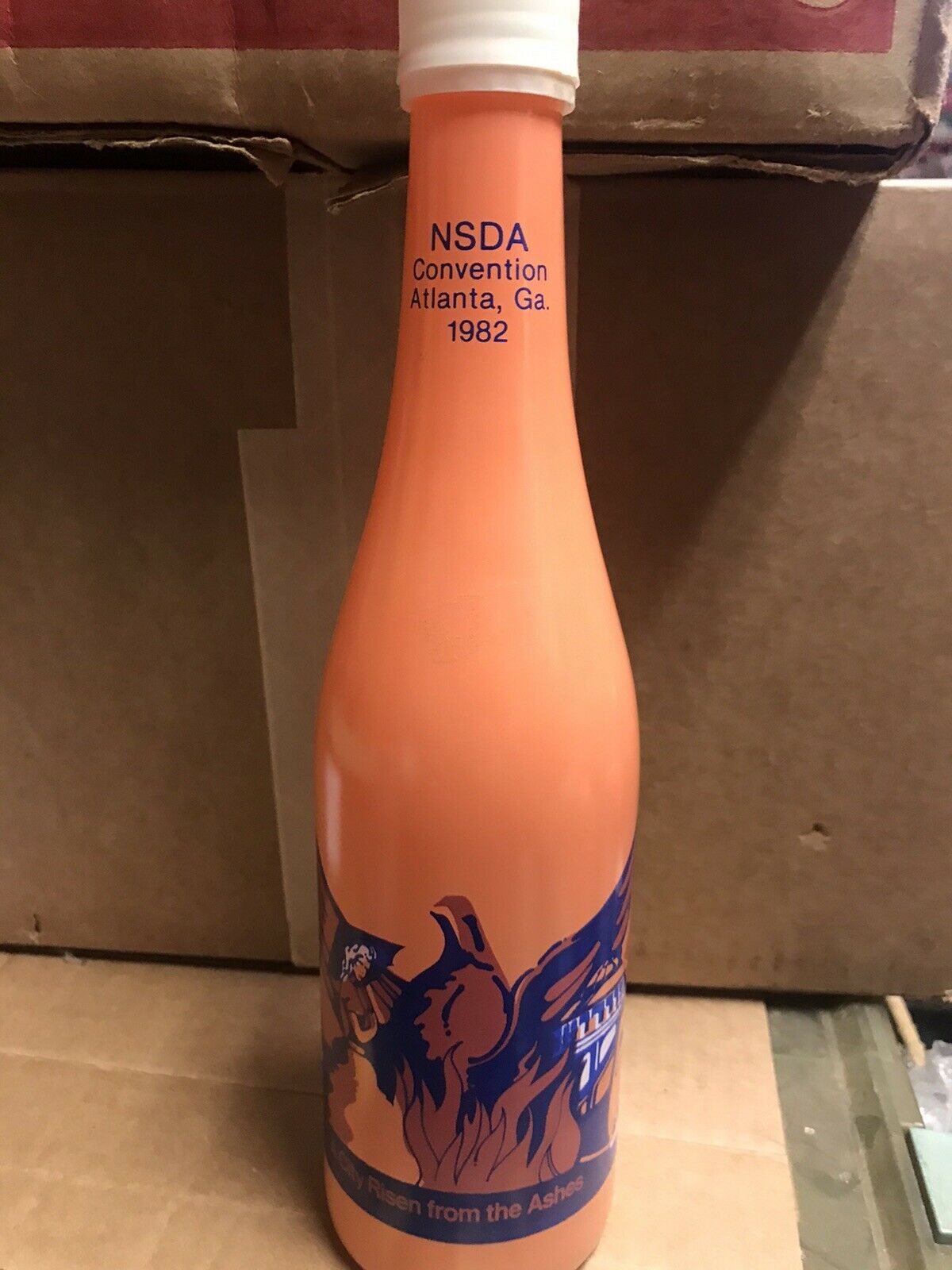 1982 Nsda Convention Atlanta Soft Drink Soda Pop Collectors Glass Bottle