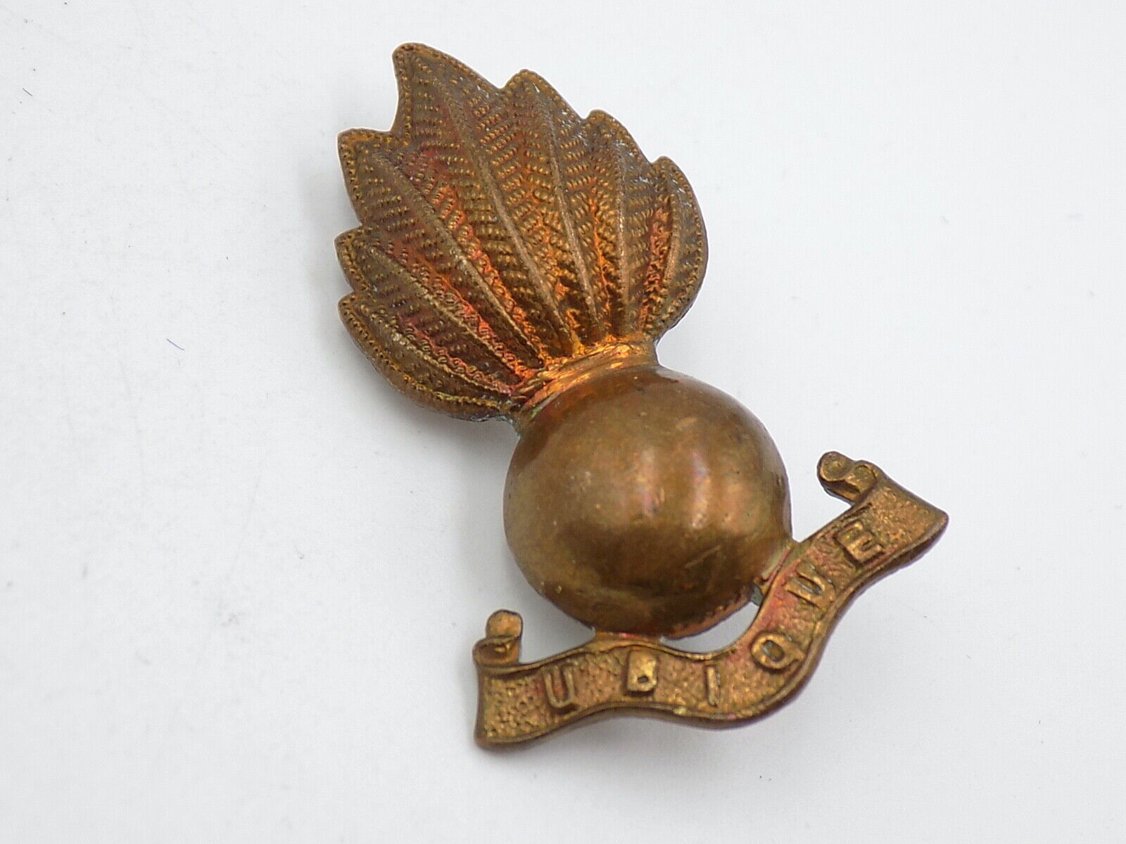 Original Wwii British Royal Artillery Collar Badge
