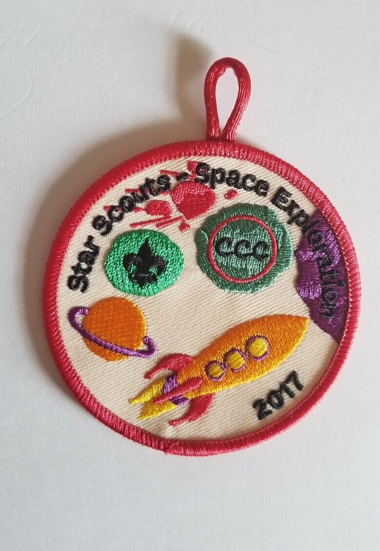 2017 Ccc Star Scouts Space Exploration Patch Combined Ship On Boy Scout Auctions