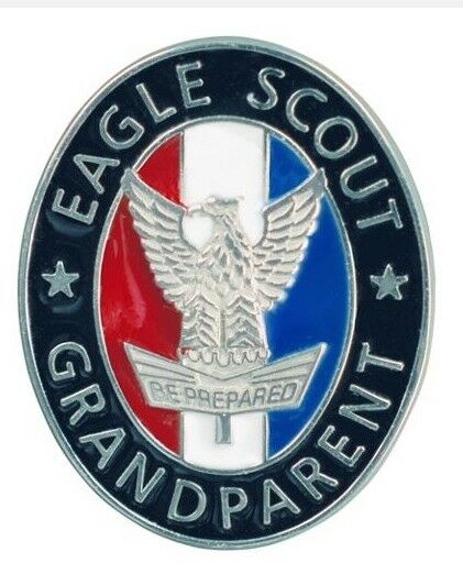 Boy Scout Official Eagle Scout Grandparent Hat Lapel Pin For Grandma Grandpop