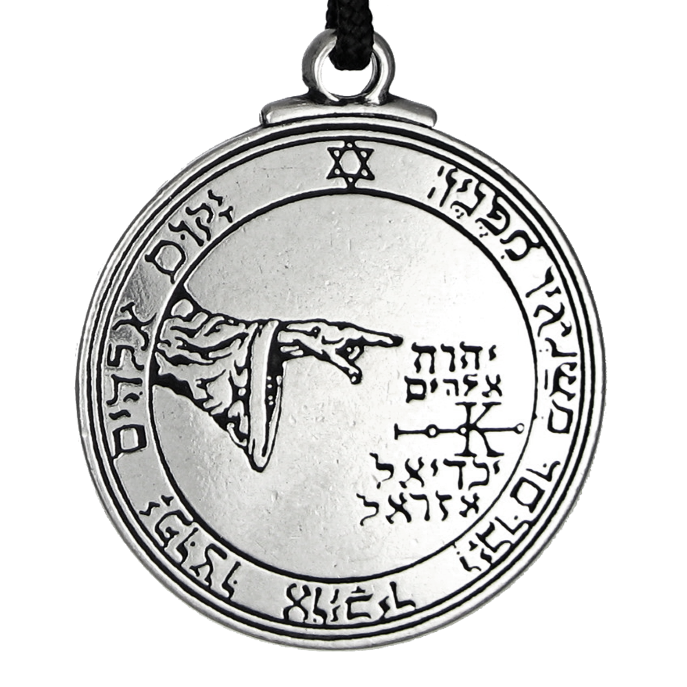 Talisman Pentacle Of The Moon Solomon Seal Pendant Kabbalah Hermetic Jewelry