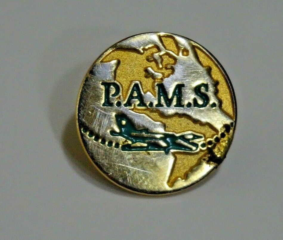 Wwii Era Uk Police Auxiliary Messengers Pams Lapel Pin Badge Gold Tone 7/8"