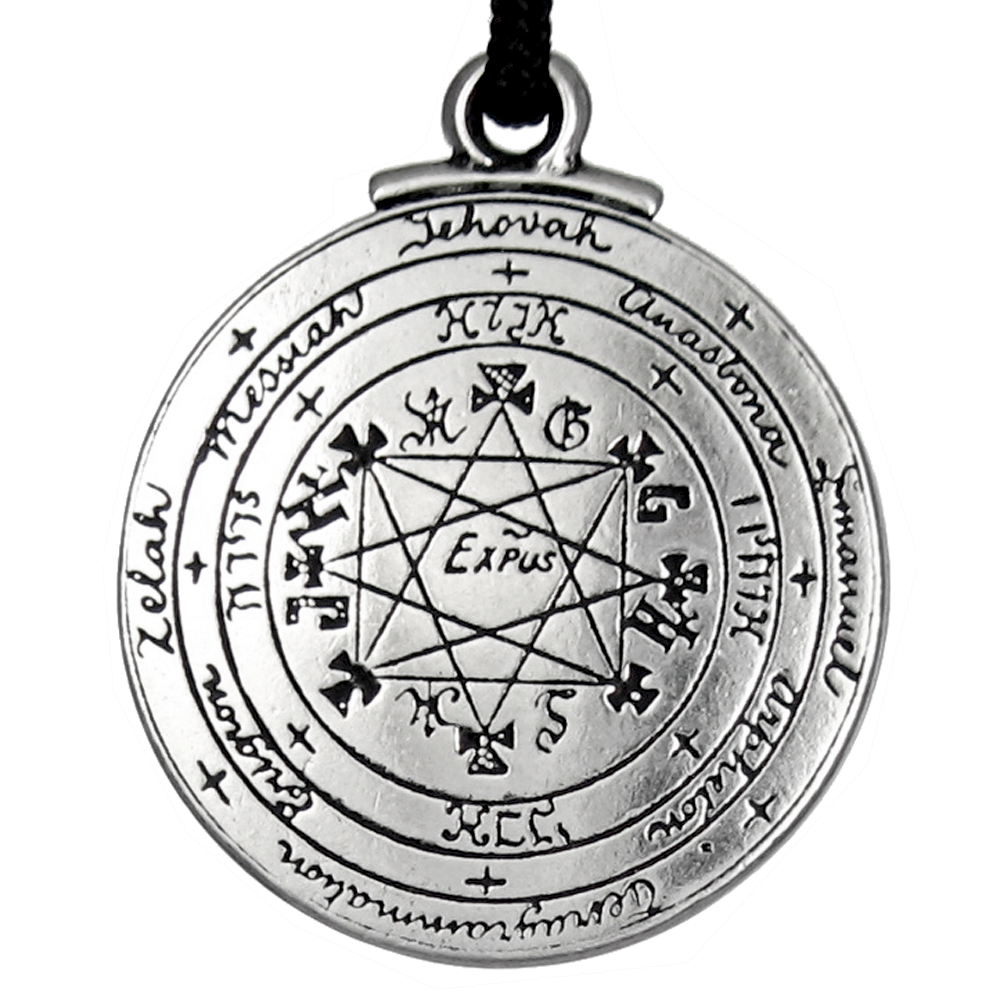Pentacle Of Solomon Talisman Pendant Seal Amulet Hermetic Kabbalah Jewelry Magic