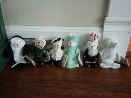 Ganz Wee Bear Village Lot Of 6 All With Tags