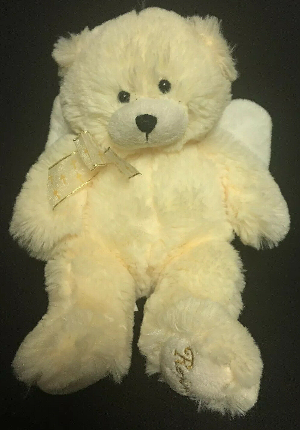 Ganz inspiring Angels Rejoice Bear Collectible Plush Hx11397 8” Stuffed Animal