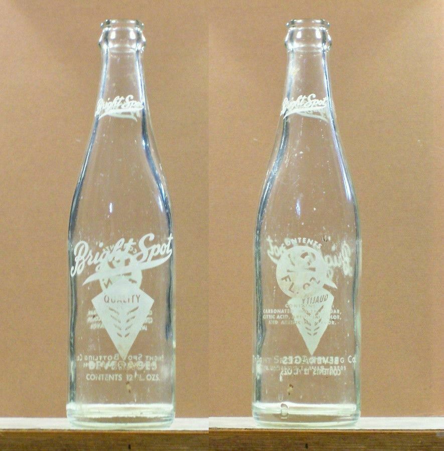 Bright Spot Old Vintage Acl 12 Ounce Soda Bottle Milwaukee 53205 Wisconsin Sb116
