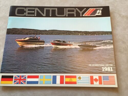 Century Boat~boats~1981 Original Sales Brochure~mint Condition~coronado~resorter