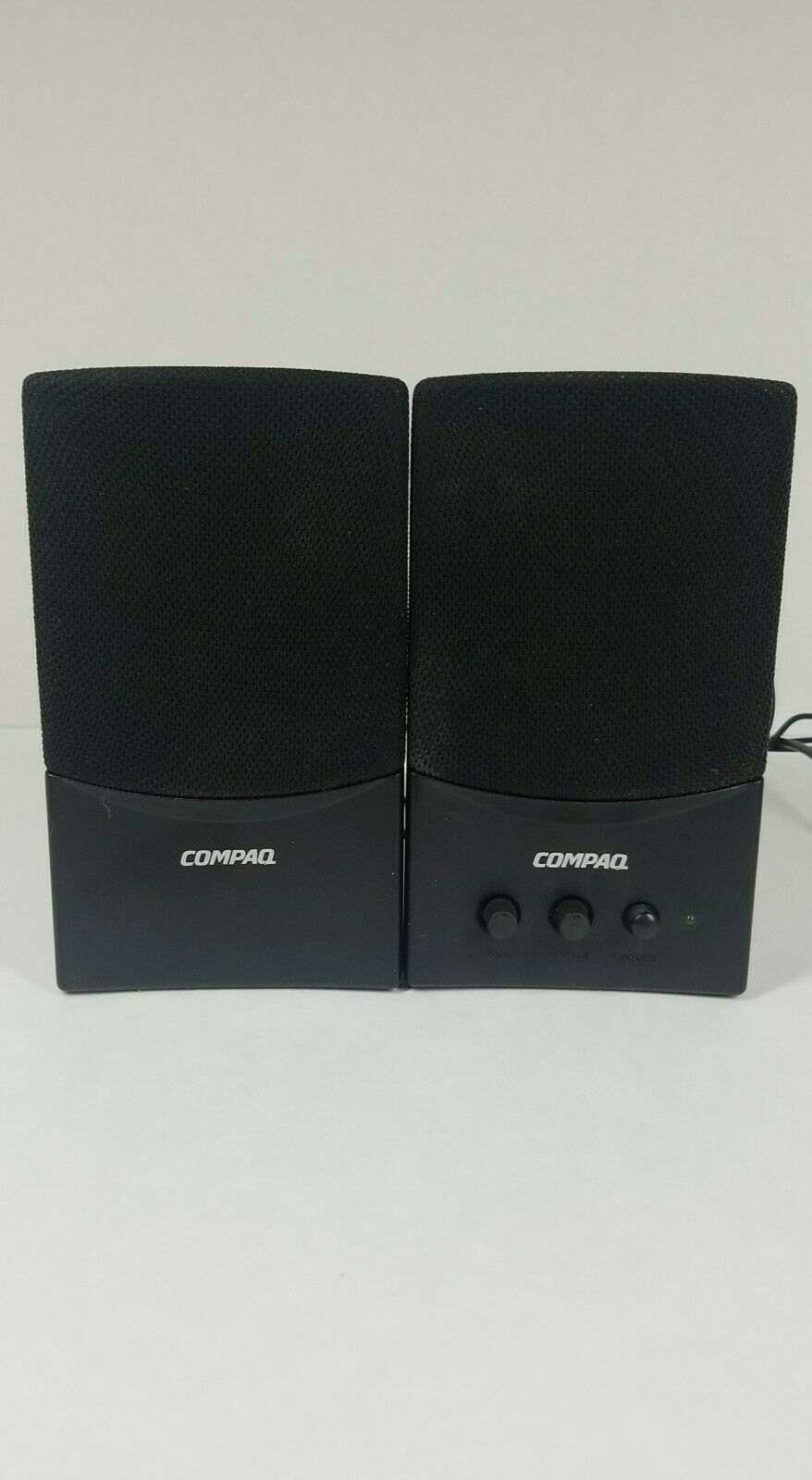 Compaq Flc Presario Black Wired Speaker System Usb Powered