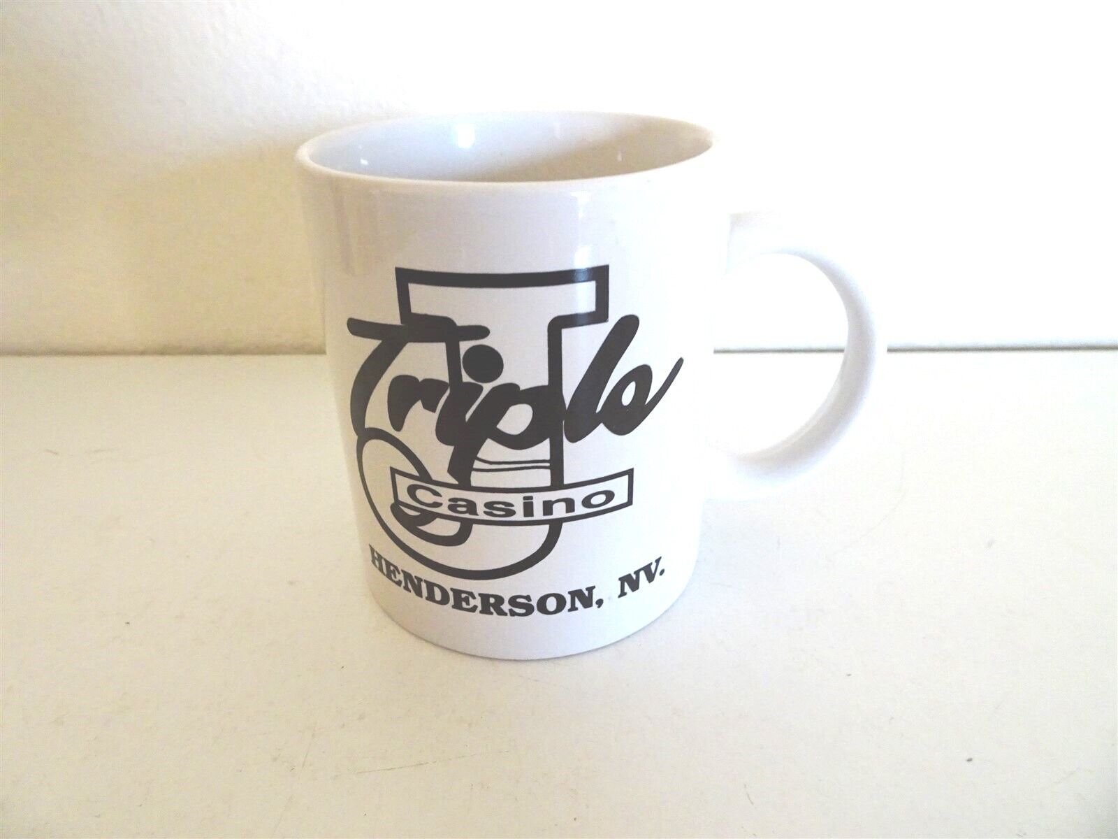 Vintage Triple J Casino  Henderson  Nv Cup Mug Ceramic White