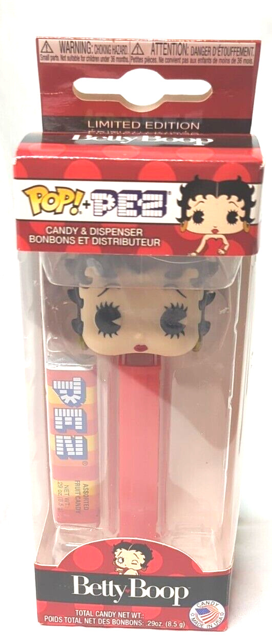 Betty Boop Funko Pop Pez Dispenser Limited Edition New In Package