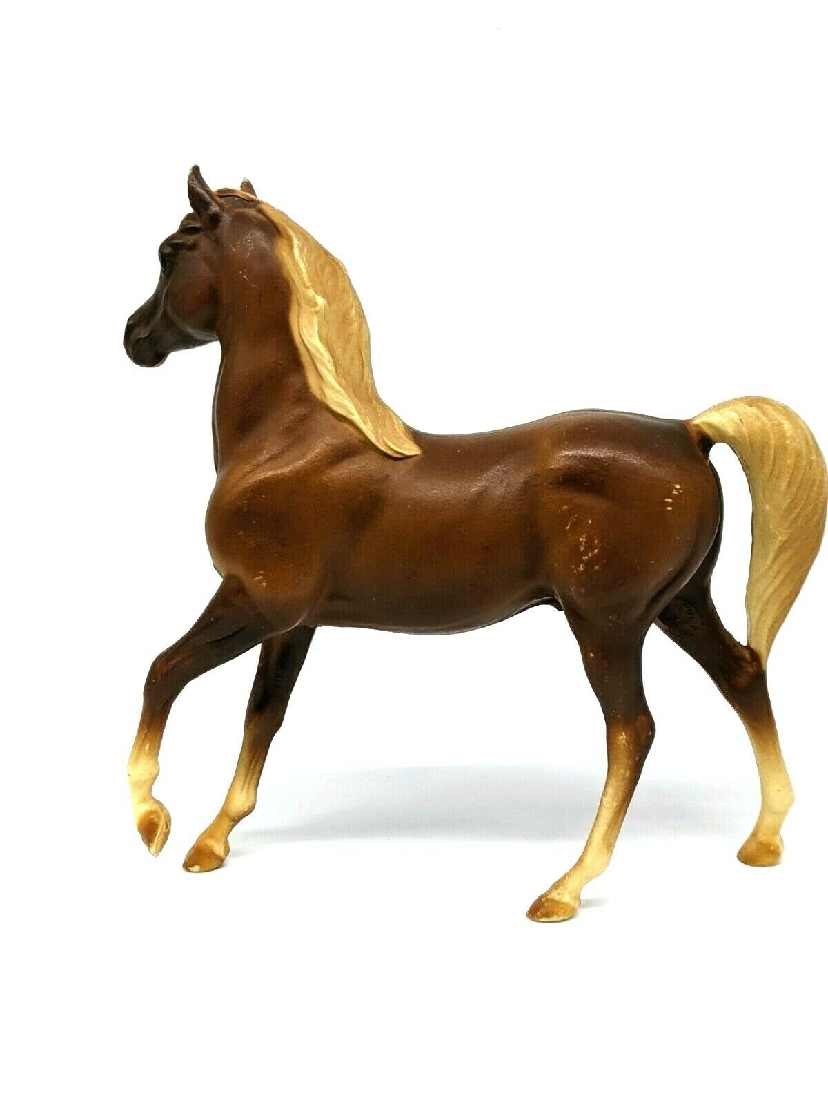 Vintage Brown Tan Breyer Figurine Horse Usa Breyer Molding Co