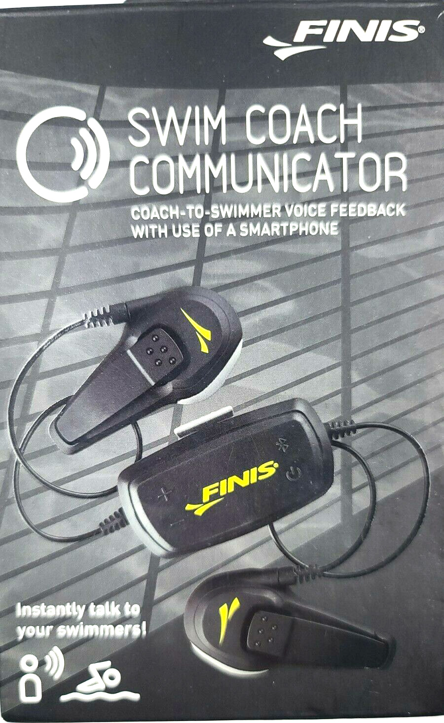 Finis Swim Coach Communicator  Coach-to-swimmer Voice Feedback Bluetooth