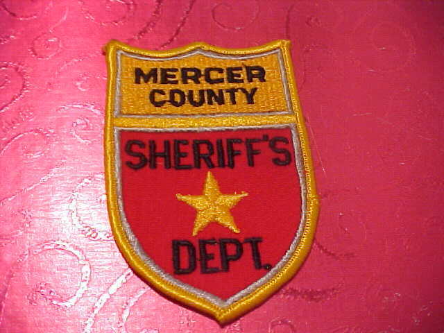 Mercer County North Dakota Police Patch Shoulder Size Unused Type 2