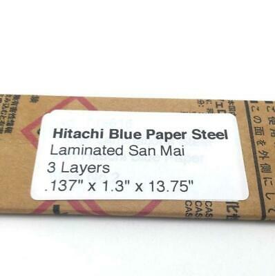 San Mai Bar Stock W/hitachi Blue Paper 2 Steel Core- 3 Layer Knife Making Billet