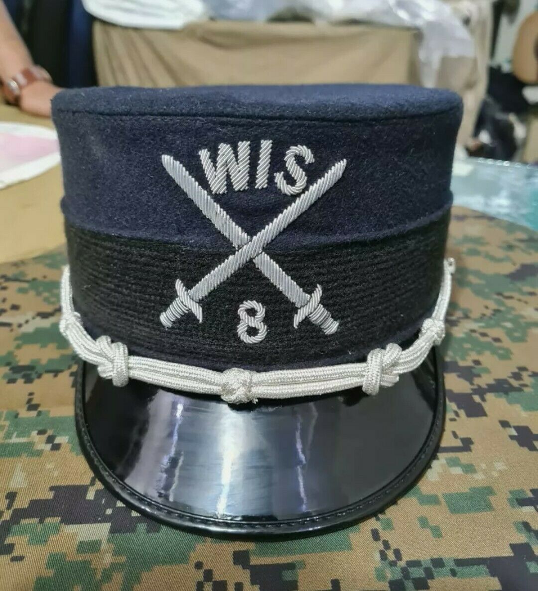 Span-am War Us Army M1895 Enlisted Forage Cap Kepi Hat - Wisconsin Volunteers #2