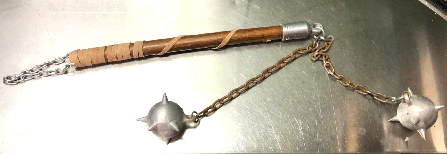 Museum Replica Double Spiked Ball Flail Mace, Circa 1450