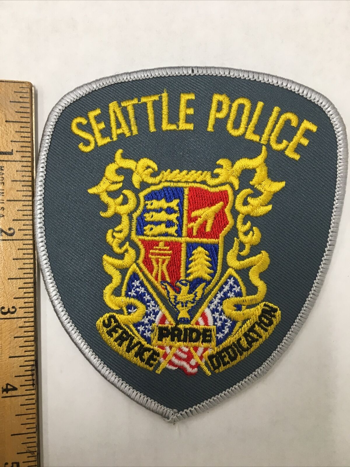 Seattle Washington Police Shoulder Patch Law Enforcement