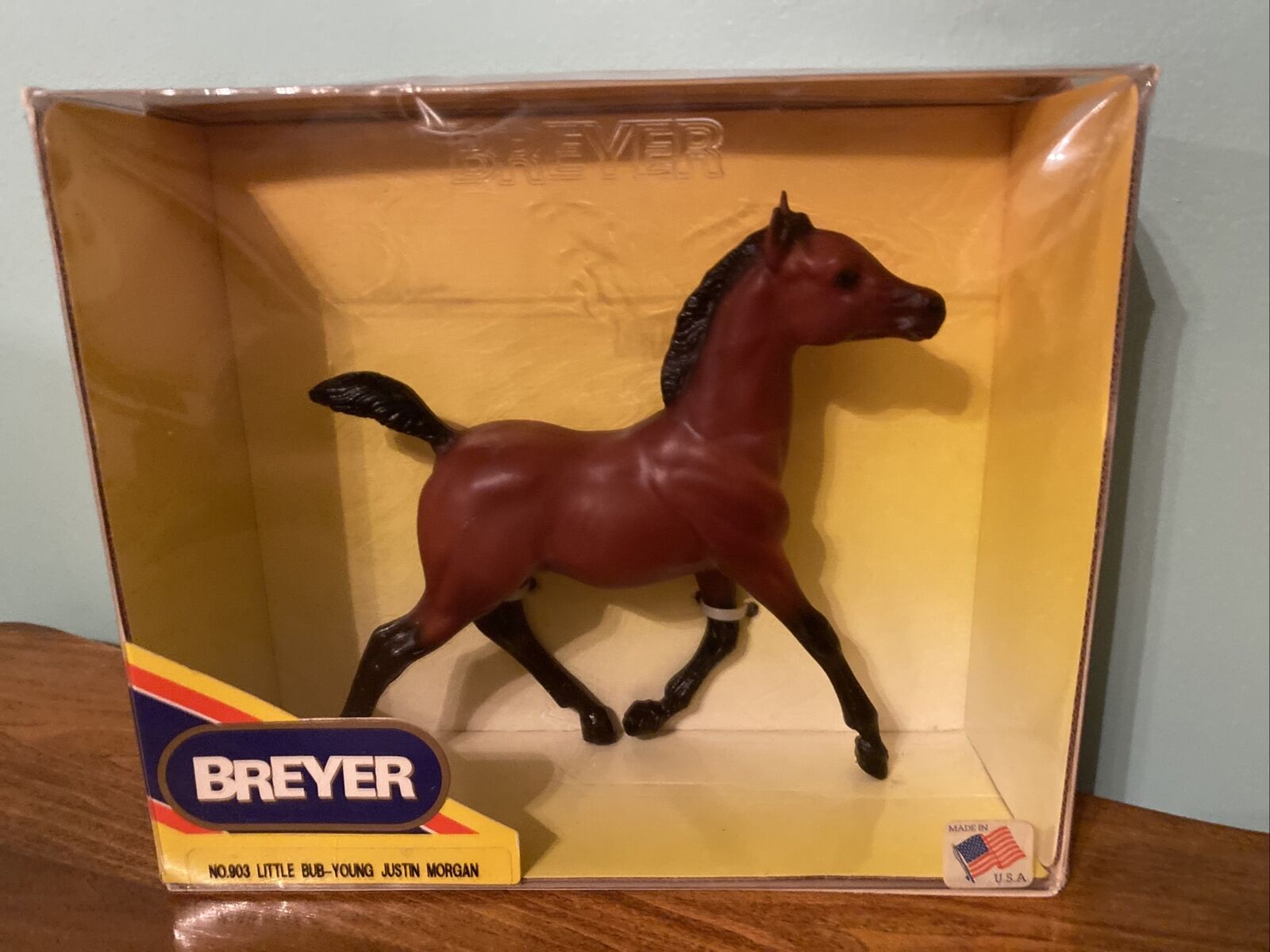 Breyer Pony Horse Little Bub - Young Justin Morgan No. 903 With Original Box