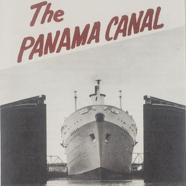 Panama Canal Brochure 1965 Ss Orsova Ocean Liner Ship Lochs Steamship Steamer V4