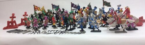 New 120 Pcs Knight Kids Fantasy Toys Dragon Figurines Soldier Set Medieval Times