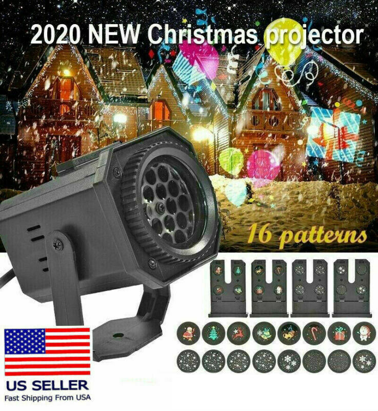 Christmas And Halloween Holiday Led Laser Light Projector House Landscape