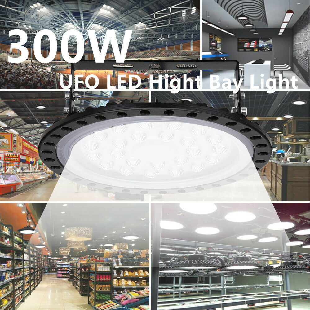 300w Ufo Led High Bay Light Warehouse Industrial Light Fixture 30000lm