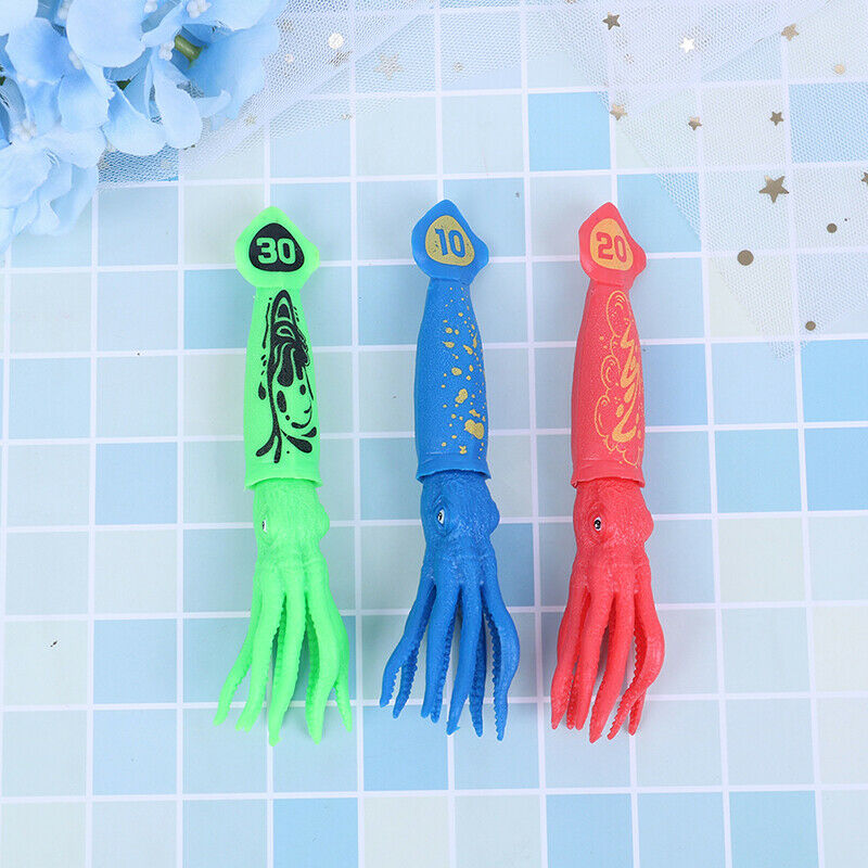 3pcs/set Throwing Toy Swimming Pool Diving Game Underwater Toys For Children Wf