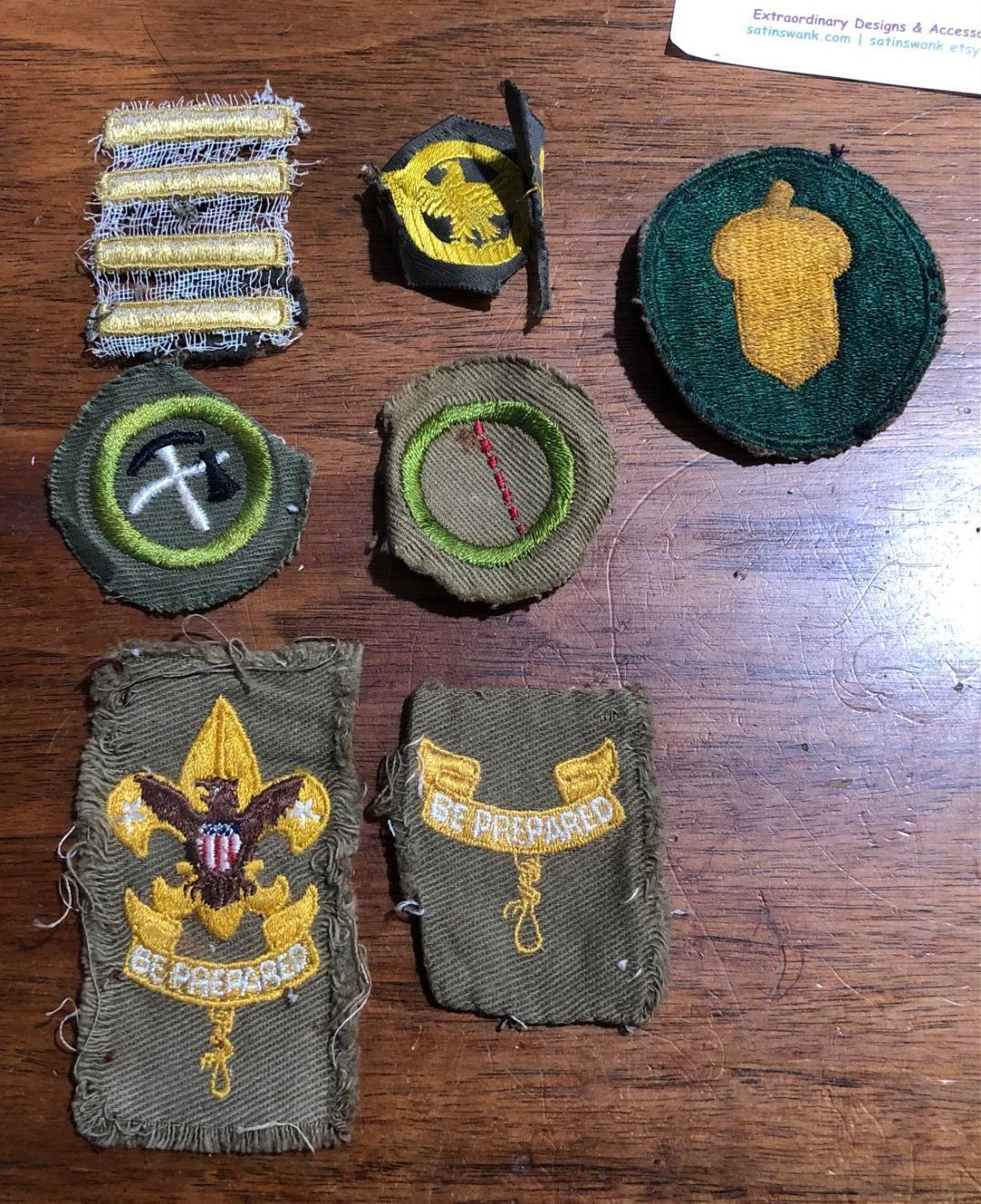 1914-1936 First & Second Class Boy Scout Rank Badge Patch Bsa Uniform Sash