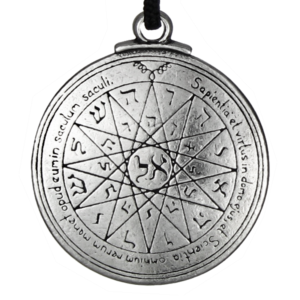 Talisman Pentacle Of Mercury Solomon Seal Pendant Kabbalah Hermetic Jewelry