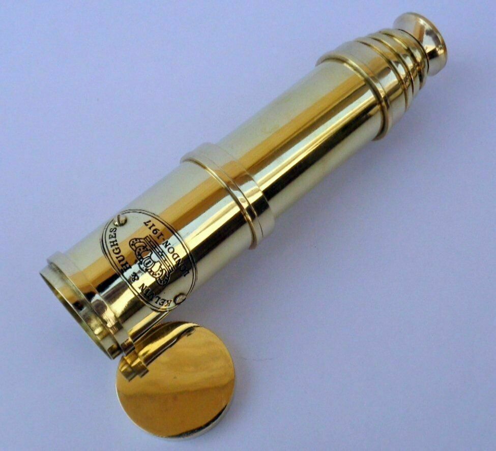 Collectible Vintage Nautical Telescope Brass Pirate Spyglass Scope Marine Scope