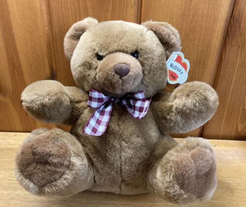 Ganz "mcduff" Plush Brown Teddy Bear With Original Tags 11" Stuffed Animal