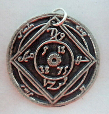 Destroy All Evil Amulet / Talisman (pewter Necklace, Wicca Pagan Ritual Magick)