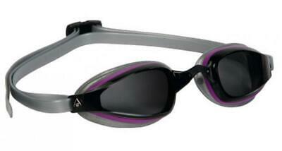 Aqua Sphere K180+ Ladies Smoke Lens Swim Goggle - Purple & Silver
