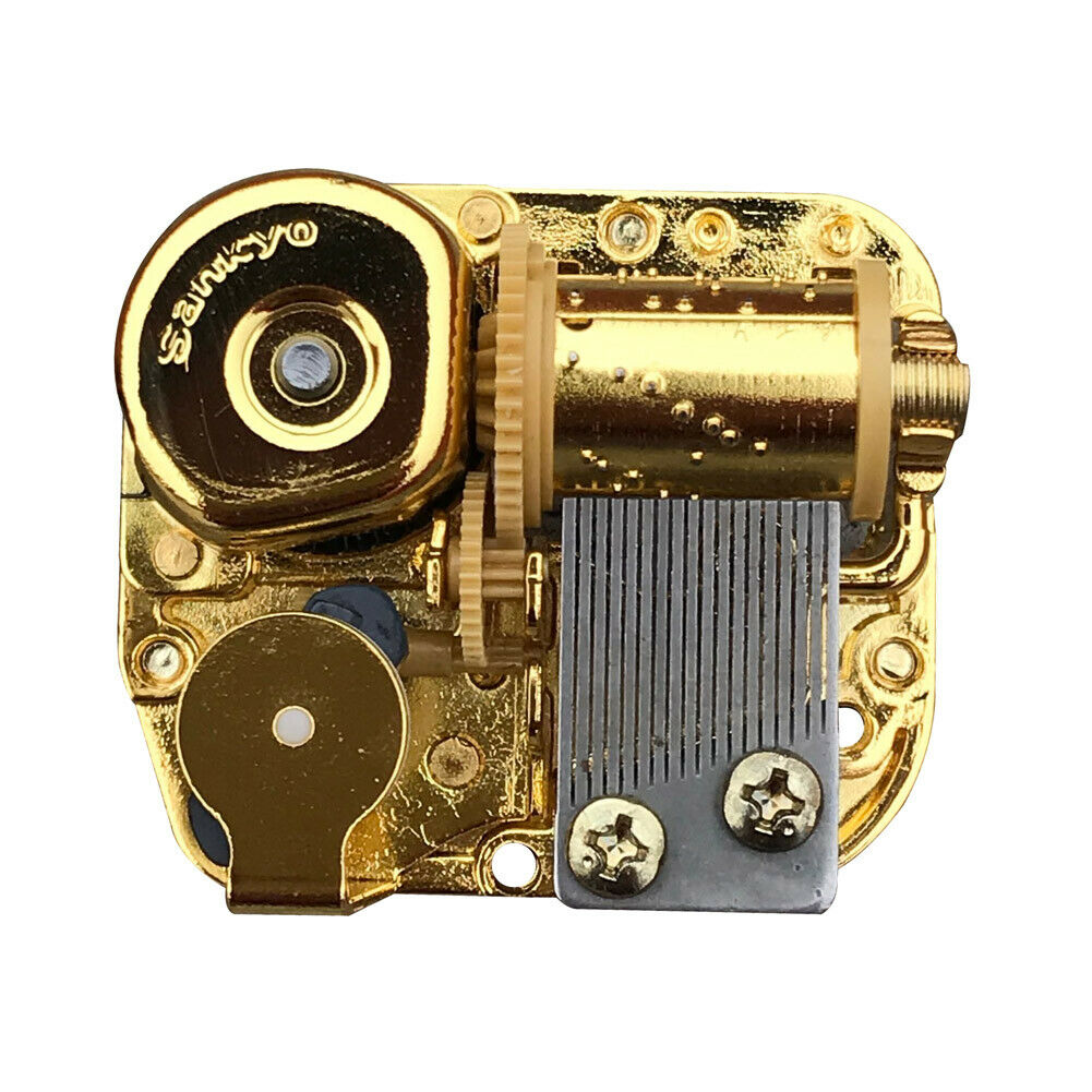 Golden Wind Up Sankyo Musical Movement For Diy Music Boxes (50 Tunes Option)