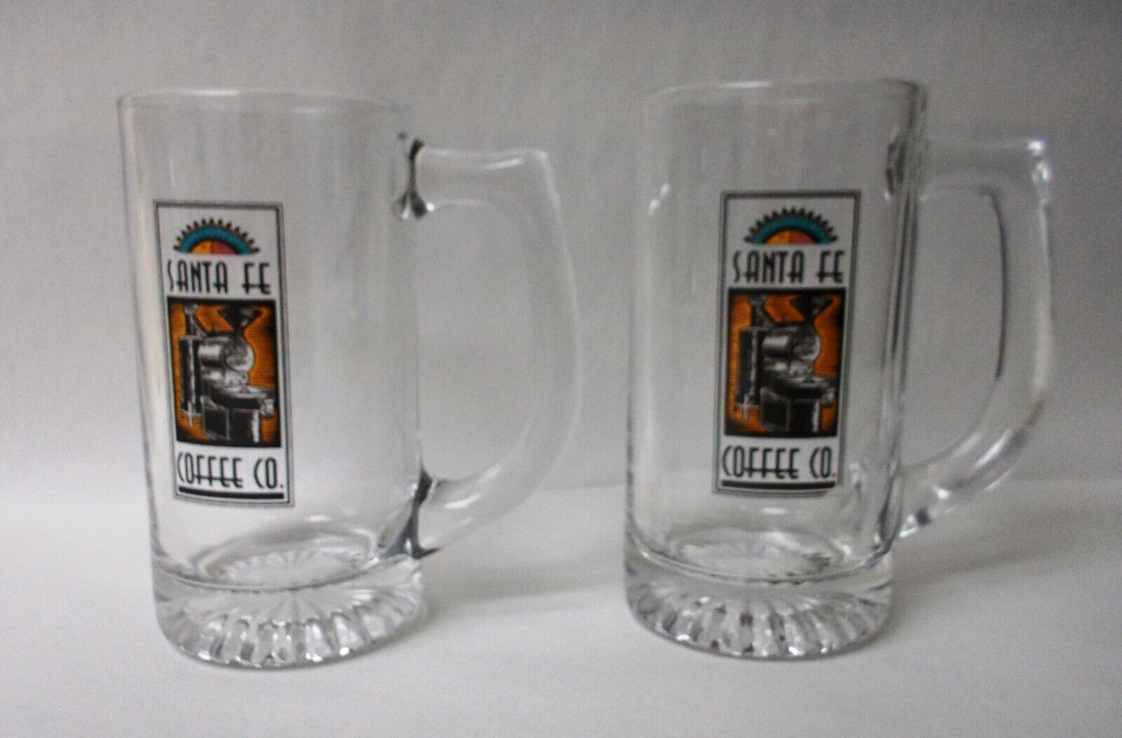 Santa Fe Coffee Company Las Vegas Clear Glass Coffee Mug - Set Of 2