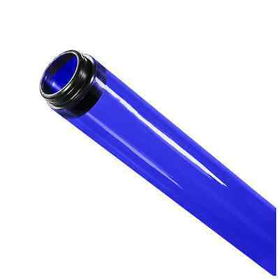 Royal Blue Fluorescent Tube Guard T8 4 Ft. Feet 48 In Inches With End Caps 25513