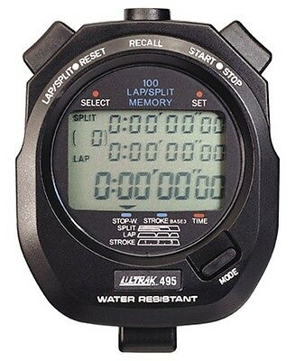Ultrak 495-b 100 Lap Dual-split Professional Stopwatch