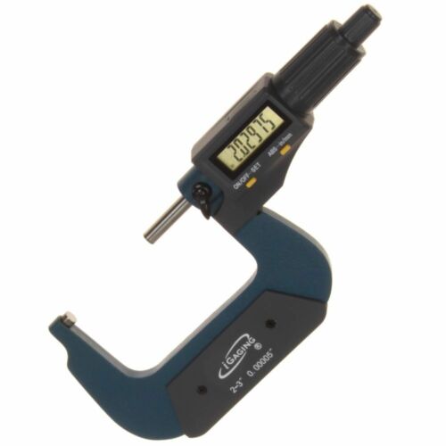 2-3"/0.00005" Micrometer Digital Electronic Oustside X-large Lcd Carbide Tips